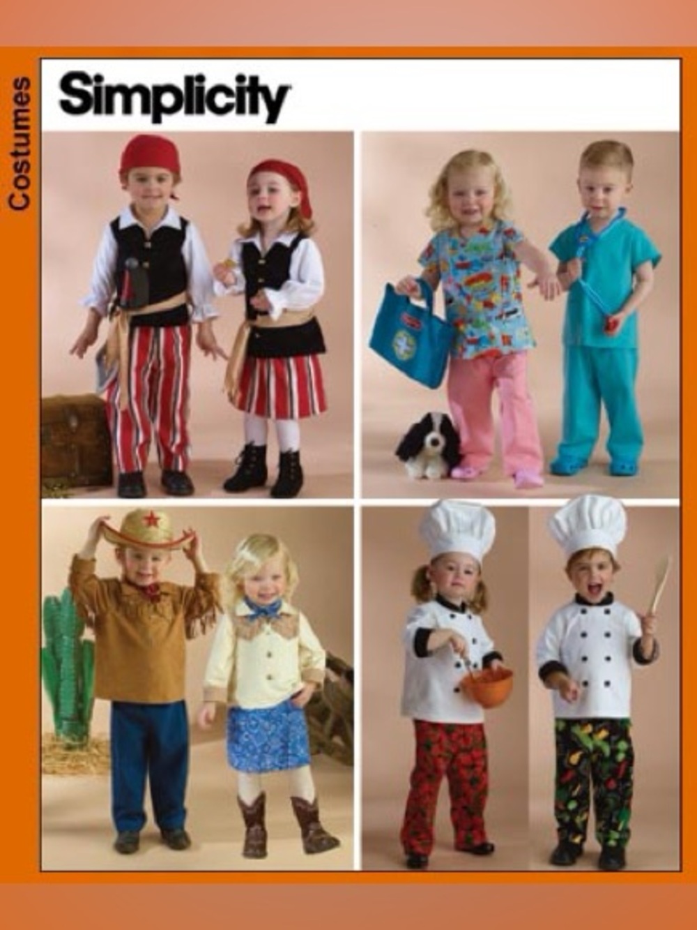 🪡 SIMPLICITY Child Costumes Sewing Pattern 3650